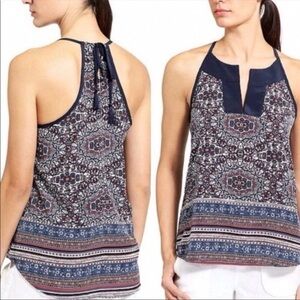 Balance Athletica Navy and White Patterned Camisole